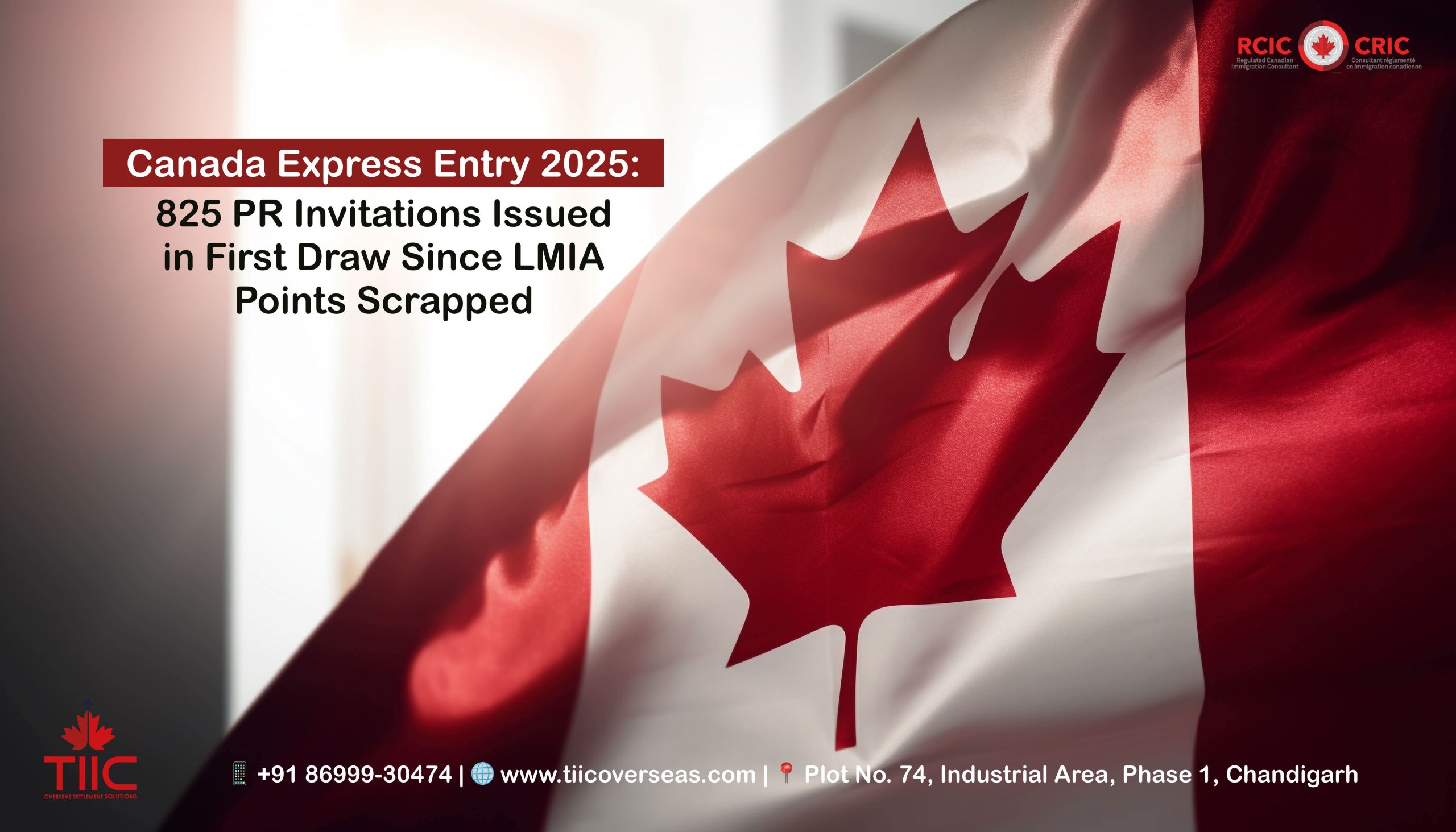 Canada-Express-Entry-2025-825-PR-Invitations-Issued-in-First-Draw-Since-LMIA-Points-Scrapped-TIIC