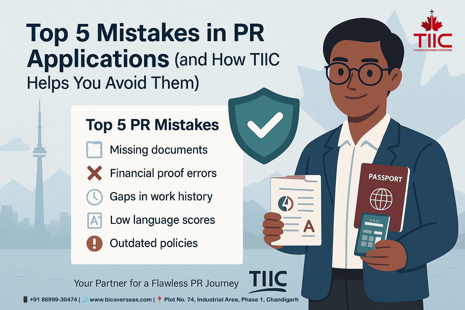 Top 5 Mistakes in PR Applications (and How TIIC Helps You Avoid Them)