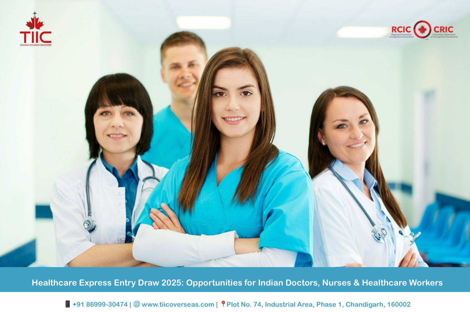 Healthcare Express Entry Draw 2025 - Opportunities for Indian Doctors, Nurses & Healthcare Workers - TIIC Overseas