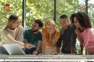 Work Permit Approvals Are Higher Than Student Visas — Should You Switch Pathways? - TIIC Overseas