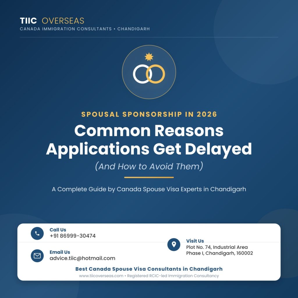 Spousal Sponsorship 2026 guide by Canada Spouse Visa Experts in Chandigarh | TIIC Overseas